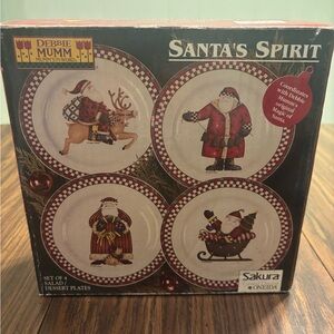 Sakura Debbie Mumm Holiday Plate Set